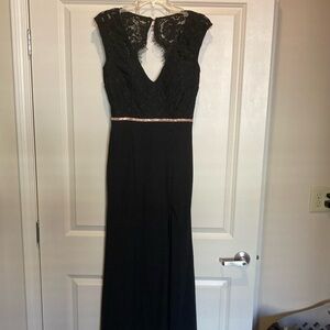 Saved By the Dress Long Black Gown